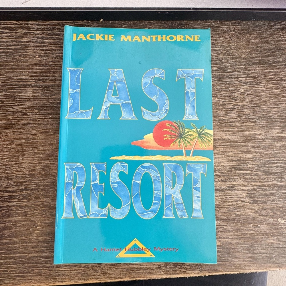 Last Resort Jackie Manthorne Lesbian Mystery Harriet Hubbley Paperback Teal Book